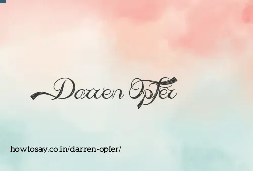 Darren Opfer