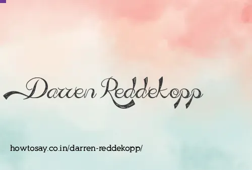 Darren Reddekopp