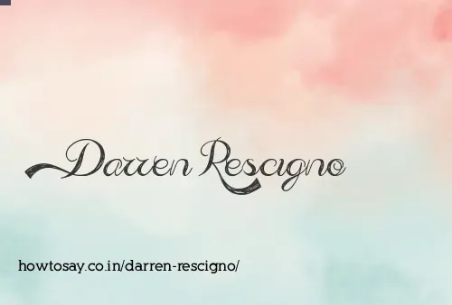 Darren Rescigno