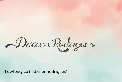 Darren Rodrigues