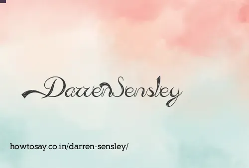 Darren Sensley