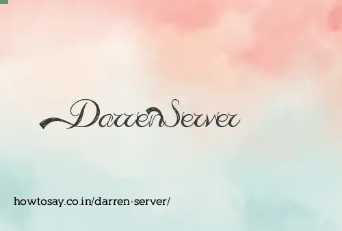 Darren Server