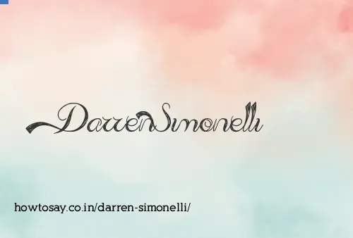 Darren Simonelli
