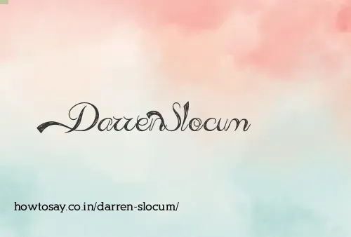 Darren Slocum