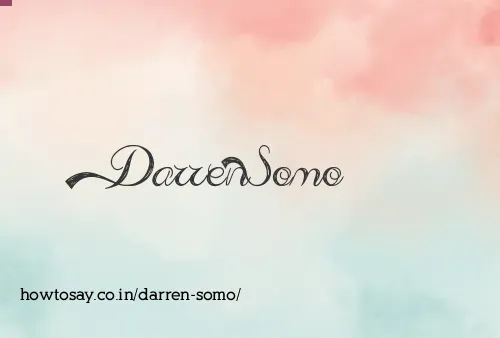 Darren Somo