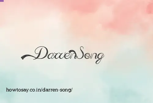 Darren Song