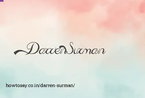 Darren Surman