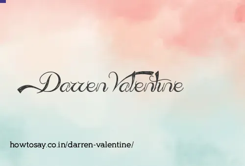 Darren Valentine