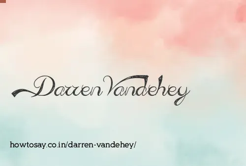 Darren Vandehey