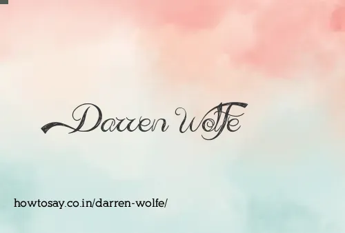 Darren Wolfe