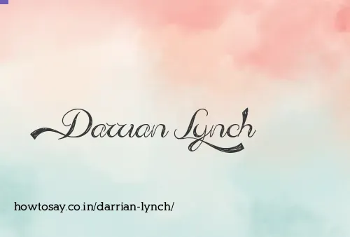 Darrian Lynch