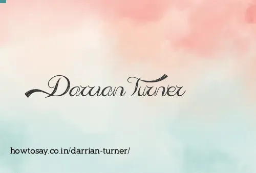 Darrian Turner