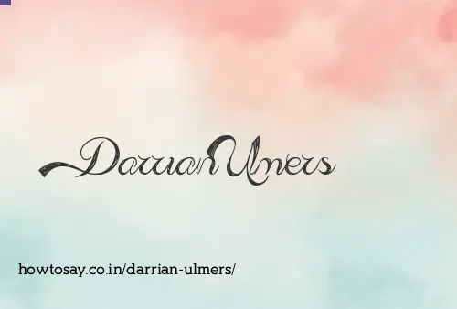 Darrian Ulmers