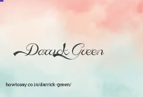Darrick Green