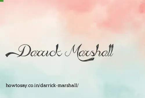 Darrick Marshall
