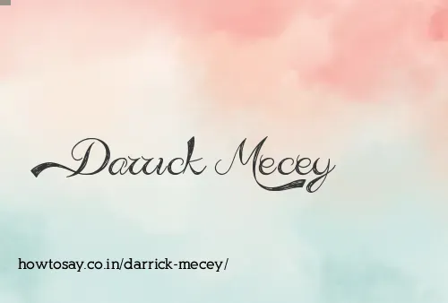 Darrick Mecey