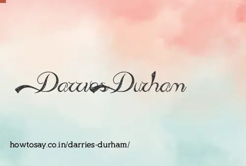 Darries Durham