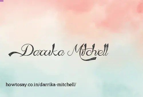 Darrika Mitchell