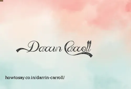 Darrin Carroll
