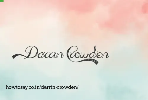 Darrin Crowden