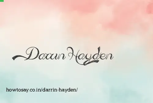 Darrin Hayden