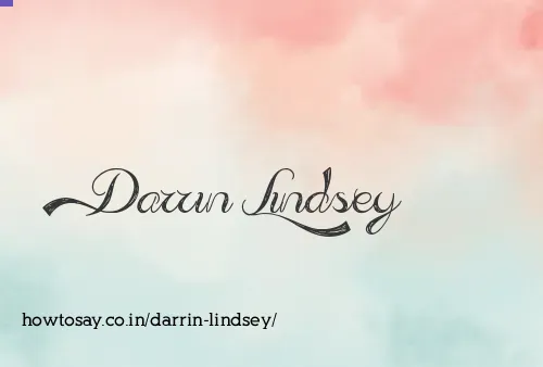 Darrin Lindsey