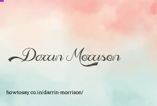 Darrin Morrison