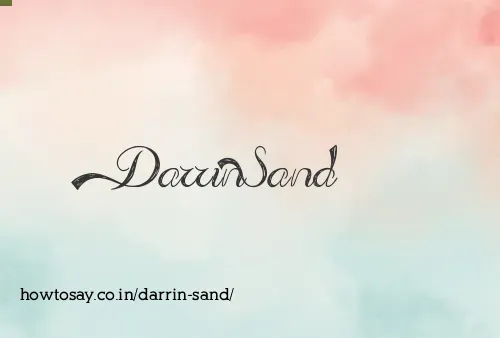 Darrin Sand
