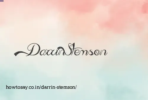 Darrin Stemson