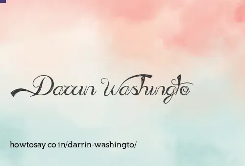 Darrin Washingto