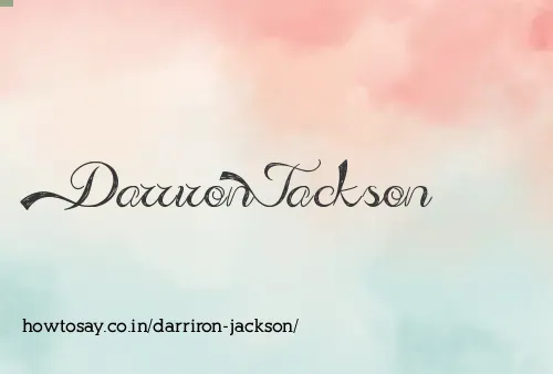 Darriron Jackson
