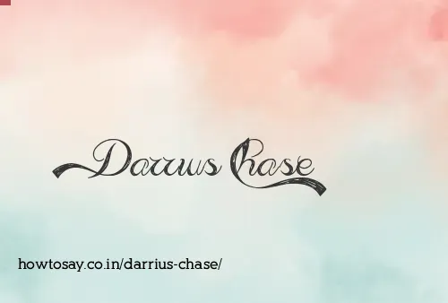 Darrius Chase