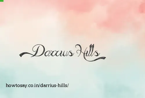 Darrius Hills