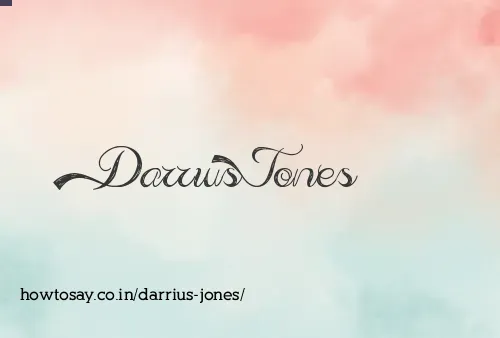 Darrius Jones