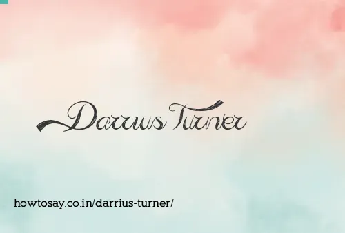 Darrius Turner
