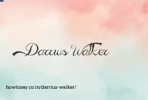 Darrius Walker
