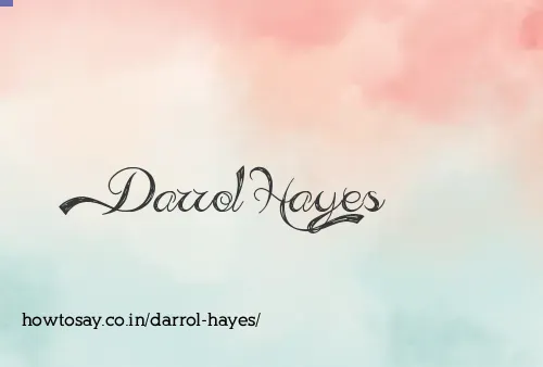 Darrol Hayes