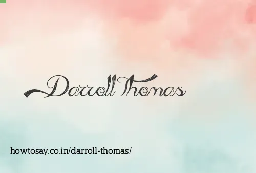 Darroll Thomas