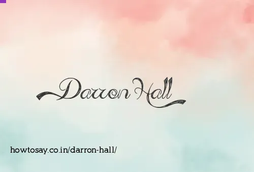 Darron Hall