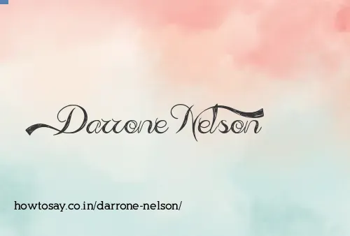 Darrone Nelson