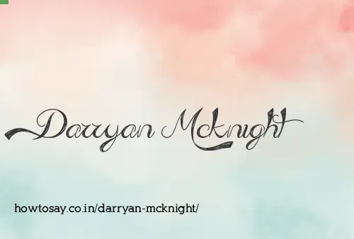 Darryan Mcknight