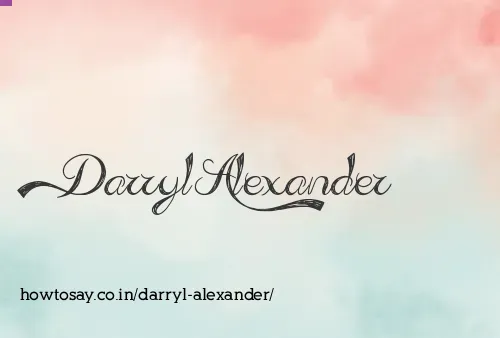Darryl Alexander