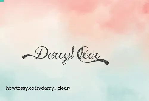 Darryl Clear