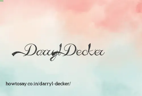 Darryl Decker