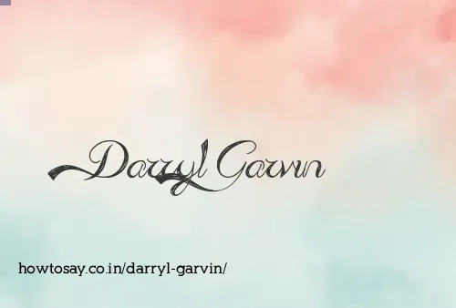 Darryl Garvin