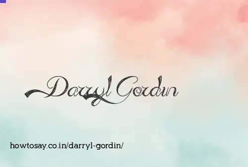 Darryl Gordin