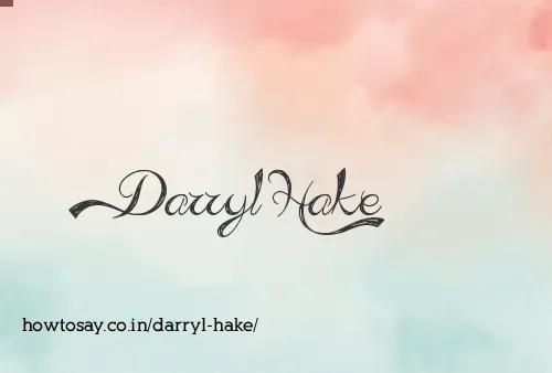 Darryl Hake