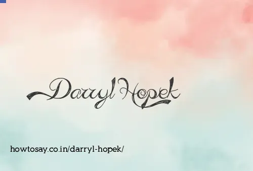 Darryl Hopek