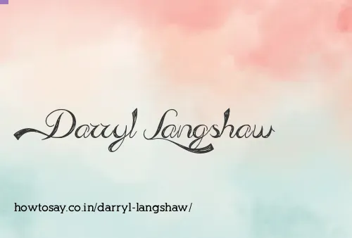 Darryl Langshaw