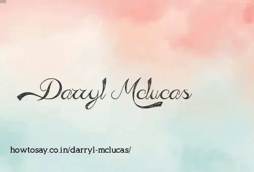 Darryl Mclucas